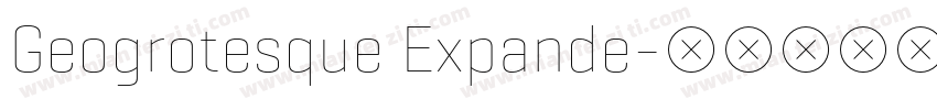 Geogrotesque Expande字体转换